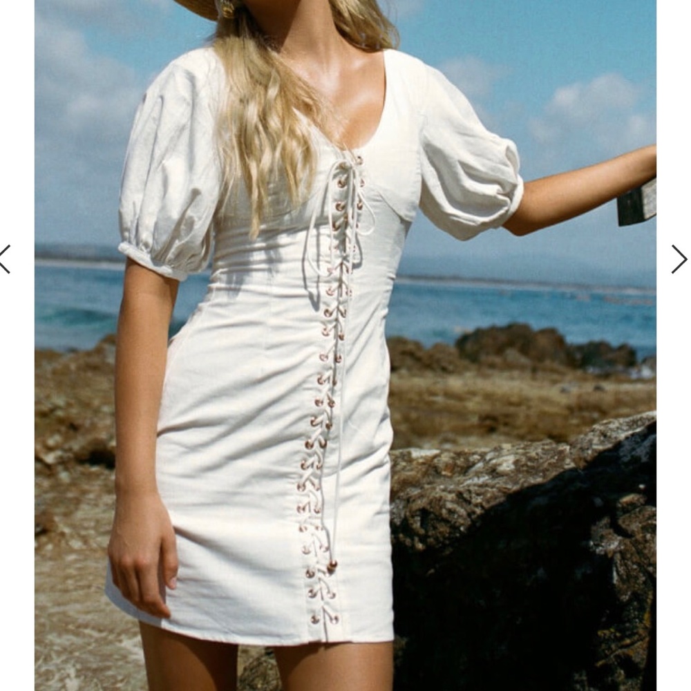 NWT Sabo Skirt Luxe Jasmine Lace Up Dress - XS/S